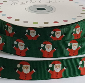 Santa Christmas Ribbon 16mm x 1 Metre